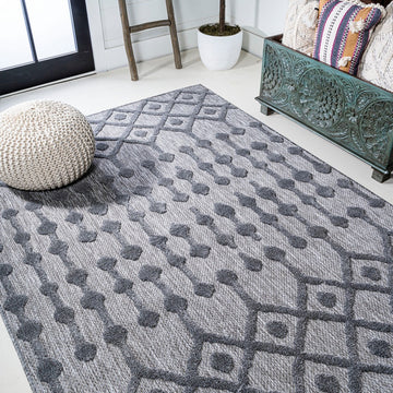 Peralta Moroccan Diamond Indoor/outdoor Area Rug